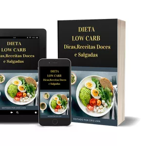 Imagem principal do produto DIETA  LOW CARB   Dicas,Receitas Doces e Salgadas 
