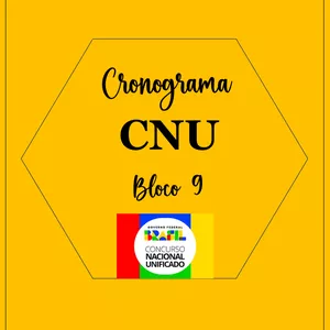 Imagem de capa para o Ebook CRONOGRAMA CNU BLOCO 9