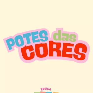 Imagem de capa para o Ebook Potes das cores