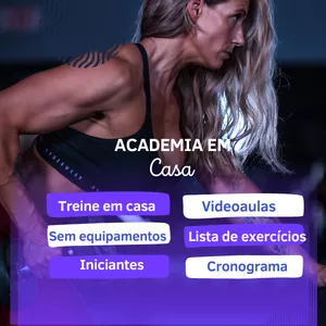 Imagem de capa para o Ebook Academia Em Casa