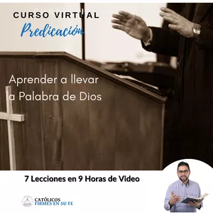 Imagen de portada para Curso online Curso católico de Predicación