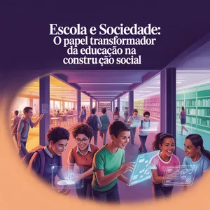 Imagem de capa para o Ebook Escola e Sociedade: O Papel Transformador da Educação na Construção Social