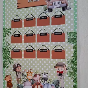 Imagem de capa para o Ebook Mural aniversário do mês 🎂