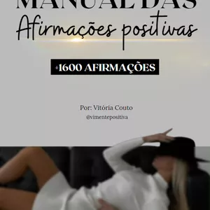 Imagem do curso Manual das afirmações positivas +1500 afirmações.