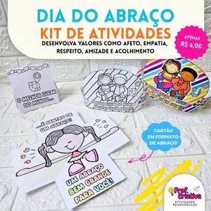 Imagem de capa para o Ebook  KIT DE ATIVIDADES – DIA DO ABRAÇO