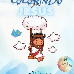 Imagem de capa para o Ebook Colorindo com Jesus