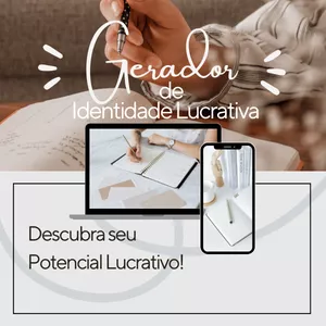Imagem de capa para o Ebook Gerador de Identidade Lucrativa