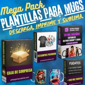 Imagen de portada para Ebook Pack de Mugs Editables + Bonos de Regalo