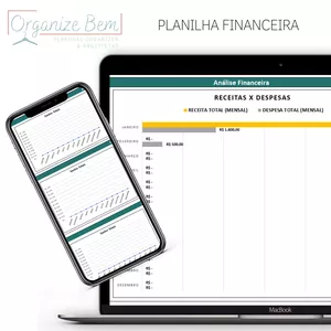 Imagem de capa para o Ebook Planilha Financeira + Planner Pessoal