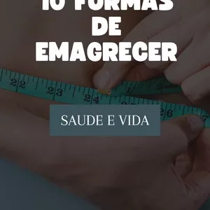Imagem de capa para o Ebook 10 FORMA DE EMAGRECER SAUDÁVEL