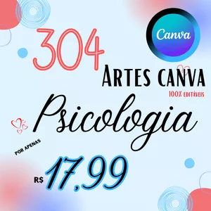 Imagem de capa para o Ebook Artes Canva / PSICOLOGIA 