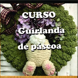Imagem de capa para o Curso online Guirlanda de Páscoa