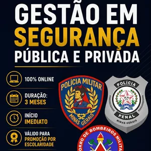 Imagem do curso Curso Superior Sequencial: Gestão em Segurança Pública e Privada