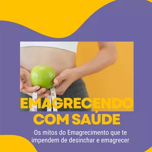 Imagem de capa para o Ebook Emagrecendo com saúde 
