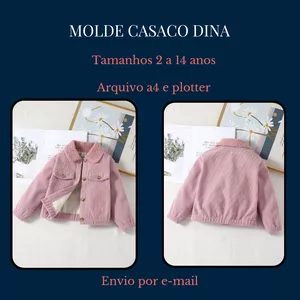 Imagem de capa para o Ebook Molde Casaco Dina 