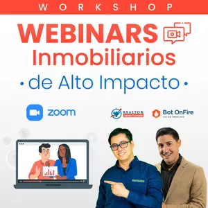 Imagen de portada para Curso online WORKSHOP Webinars Inmobiliarios de Alto Impacto