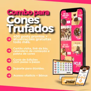 Imagem de capa para o Curso online Combo para Cones Trufados