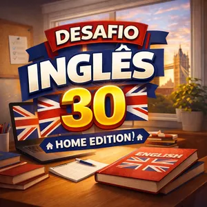 Imagem de capa para o Curso online DESAFIO INGLÊS 30 (HOME EDITION)