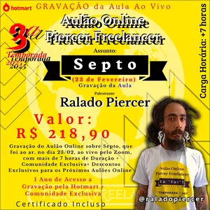 Imagem de capa para o Curso online Septo com Ralado Piercer (SC)