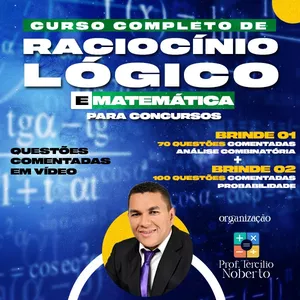 Imagem de capa para o Ebook CURSO COMPLETO DE RACIOCÍNIO LÓGICO MATEMÁTICO PARA CONCURSOS