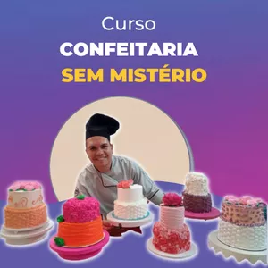 Imagem de capa para o Curso online Confeitaria sem Mistério - Chef Alexandre Oliveira
