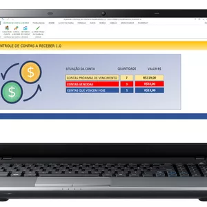 Imagem de capa para o Curso online Planilha Excel completa para controle de contas a receber V1.0