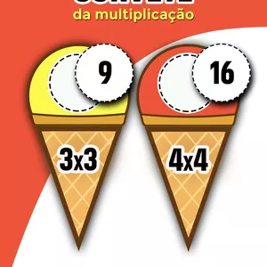 Imagem de capa para o Ebook Sorvete da multiplicação