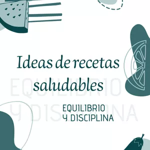 Imagen de portada para Ebook Ideas de recetas saludables