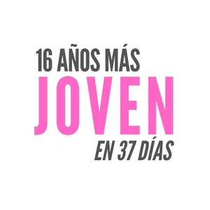 Imagen de portada para Curso online 16 años más joven en 37 días