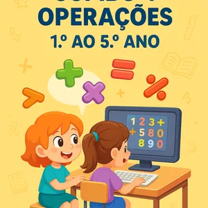 Imagem de capa para o Ebook Combo 4 Operações 1º ao 5º Ano - Versão Completa