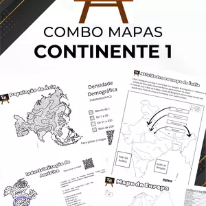 Imagem de capa para o Ebook Combo Continentes 1