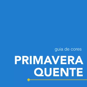 Imagem de capa para o Ebook Guia de cores - Primavera Quente