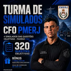 Imagem do curso TURMA DE SIMULADOS CFO PMERJ