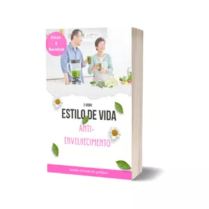 Imagem de capa para o Ebook Estilo de Vida Anti-Envelhecimento