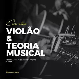 Imagem de capa para o Curso online AULAS DE VIOÃO E TEORIA MUSICAL