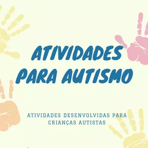Imagem de capa para o Ebook ATIVIDADES PARA AUTISMO 