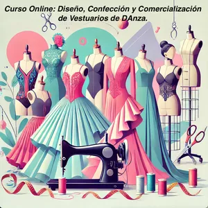 Imagen de portada para Curso online Curso de Diseño, Confección y Comercialización de Vestuarios de Danza