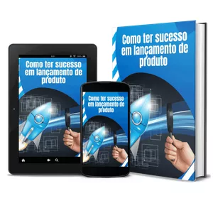 Imagem de capa para o Ebook Sucesso no lançamento de produtos 