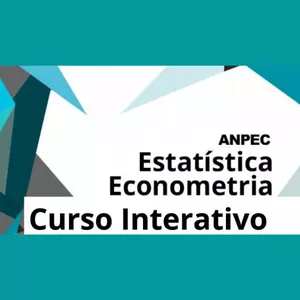 Imagem de capa para o Curso online Curso Interativo - Estatística e Econometria para a ANPEC
