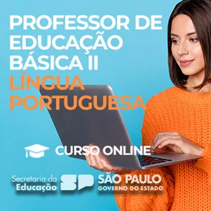Imagem do curso Curso Preparatório para o Processo Seletivo Simplificado de 2025 de Professor de Português do Estado de São Paulo - Online