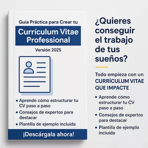 Imagen de portada para Ebook Guia para crear tu curriculum vitae profesional