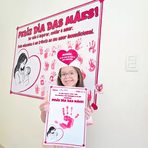 Imagem de capa para o Ebook MURAL DAS MÃOZINHAS DIA DAS MÃES