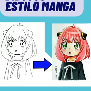 Imagen de portada para Ebook Dibujos Estilo Manga 
