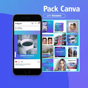 Imagem de capa para o Curso online Pack Feed Instagram
