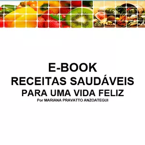 Imagem de capa para o Ebook E-book 108 receitas saudáveis e práticas