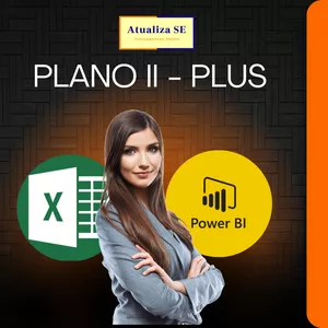 Imagem de Plano II - PLUS - Excel e Power BI - AtualizaSE empresas criado por Atualiza SE - treinamentos Online na hotmart