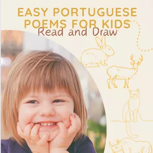 Imagem de capa para o Ebook Easy Portuguese Poems for kids.