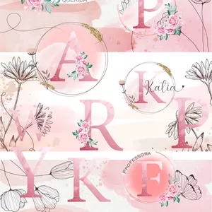 Imagem de capa para o Curso online Letras Decoradas (Alfabeto Decorado) Flôres