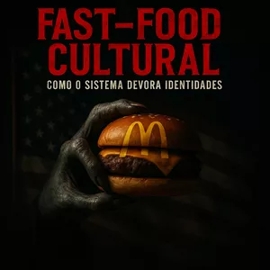 Imagem de capa para o Curso online Fast-Food Cultural: Como o Sistema Devora Identidades