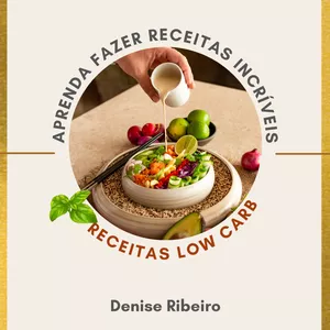 Imagem de capa para o Ebook Receitas Incríveis Low Carb